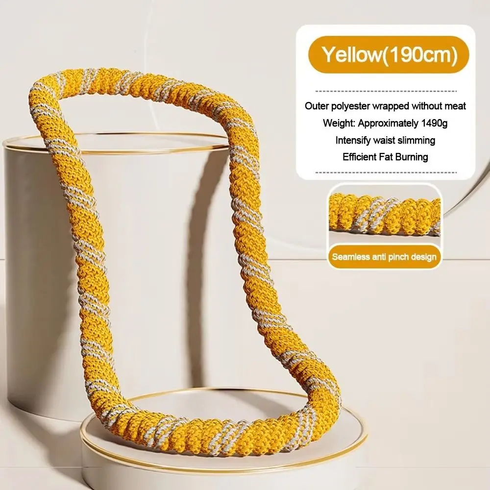 Portable Fat Burning Sports Hoop Foldable Soft Spring Spring Tube Yoga Circle Adjustable Durable Fitness Circle Aerobic Exercise detail