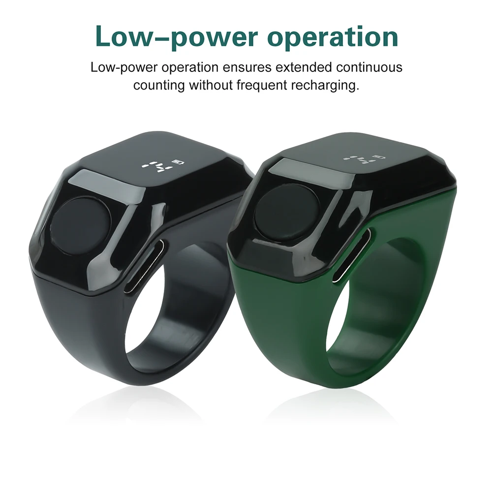 Smart APP Tally Counters Portable Digital Ring Counter Bluetooth Counting Muslims Zikr Ring Prayer Time Vibration Reminder product view