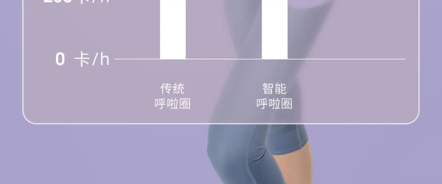 Weighted Detachable Hula Hoop with Smart Count Function Massage Track Workout Accessory for Female Abdomen Training detail