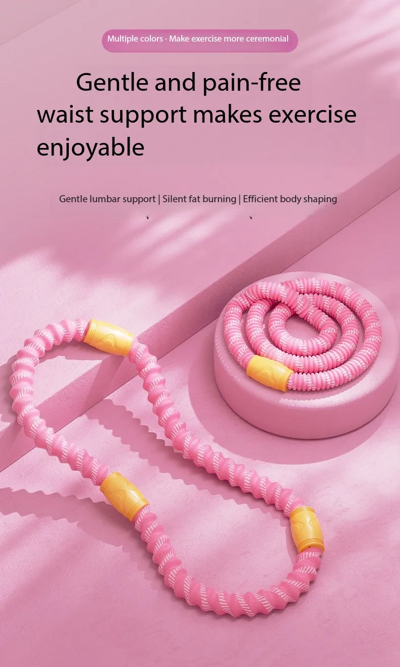 Silent Soft Spring Hula Hoop Foldable Portable Body Shaping Fitness Ring Comfort Massage Sports Equipment for Adults detail