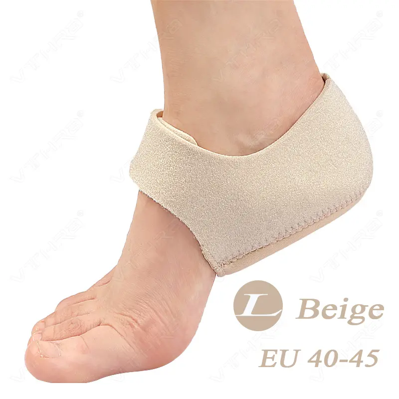 Plantar Fasciitis Silicone Heel Protector for Spurs Shock Absorption Shoes Pads U Cup Halfyard Socks Sleeve Pain Relief Insoles product view