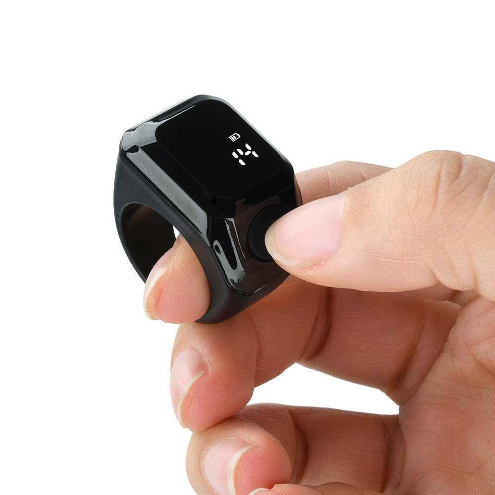 Smart APP Tally Counters Portable Digital Ring Counter Bluetooth Counting Muslims Zikr Ring Prayer Time Vibration Reminder detail