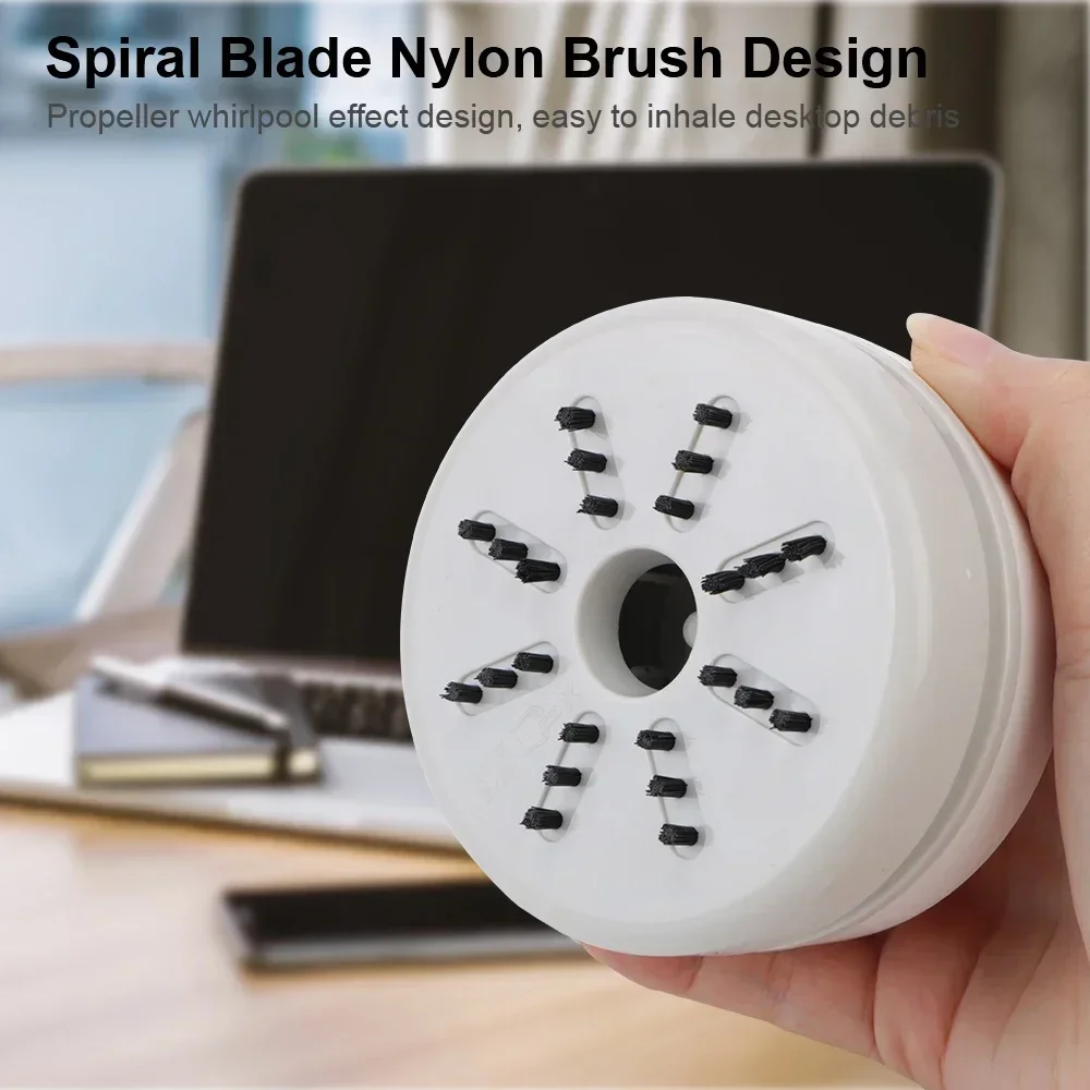 Mini Vacuum Cleaner Portable Desk Table Dust Vacuum USB Handheld Table Sweeper Hair Pencil Crumbs Cleaning Tool Vacuum Cleaner detail