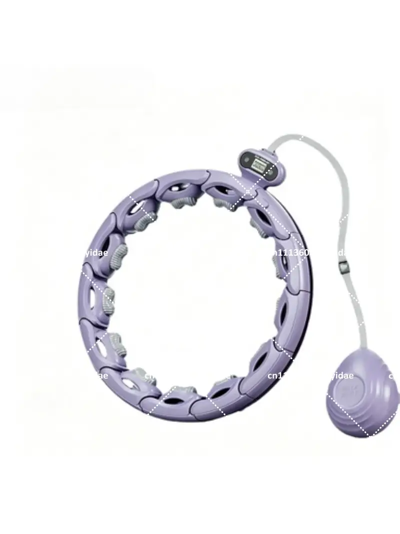Smart Weighted Hula Hoop with Counter Massage AutoLock NonDrop Fitness Hoop for Core Workout at Home product view