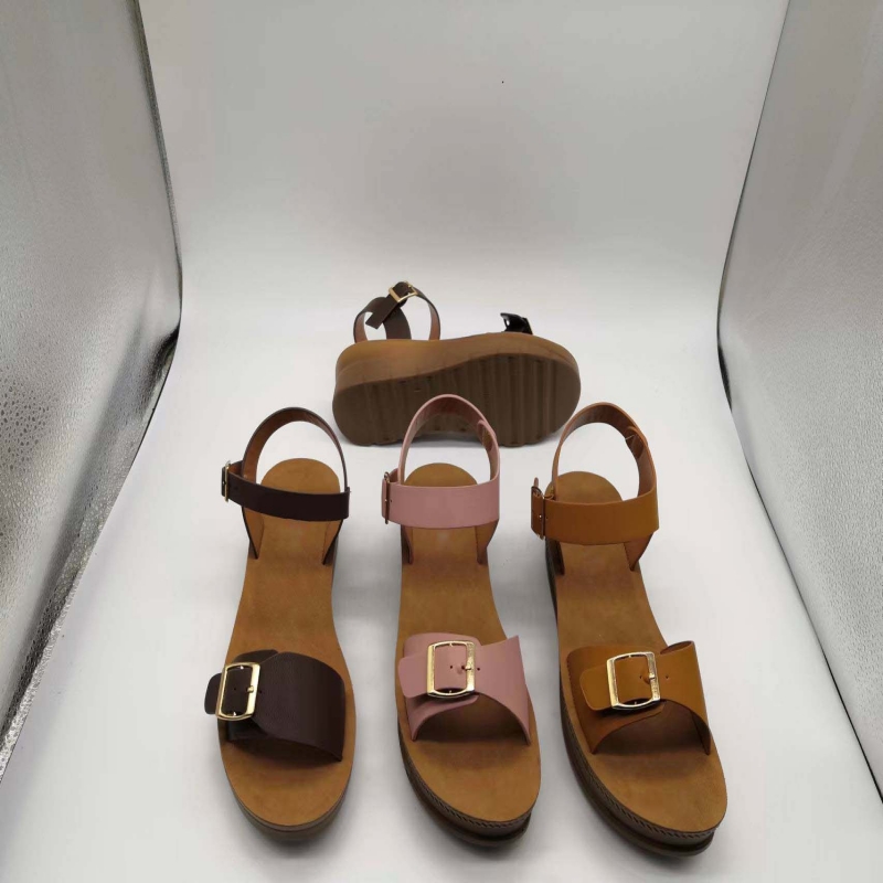 Summer Luxury Classic Casual Ladies Flat Sandals Simple Fashion Design Ladies Sandals Urban Wear Sandalias Mujer detail