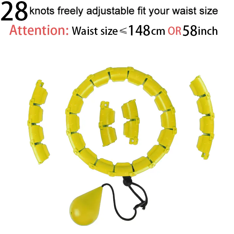 32202428 Adjustable Sport Hoops Thin Waist Exercise Detachable Massage Hoops Fitness Equipment Gym Home Training Weight Loss product view