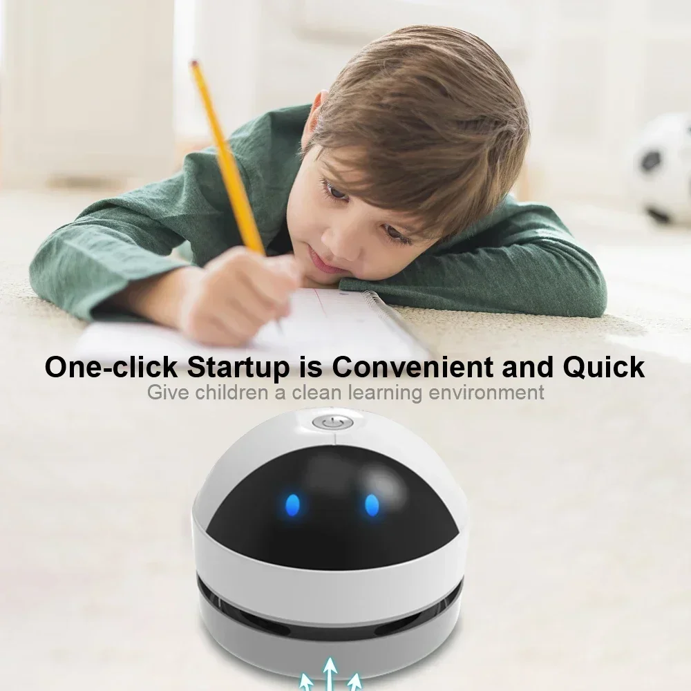 Mini Vacuum Cleaner Portable Desk Table Dust Vacuum USB Handheld Table Sweeper Hair Pencil Crumbs Cleaning Tool Vacuum Cleaner detail