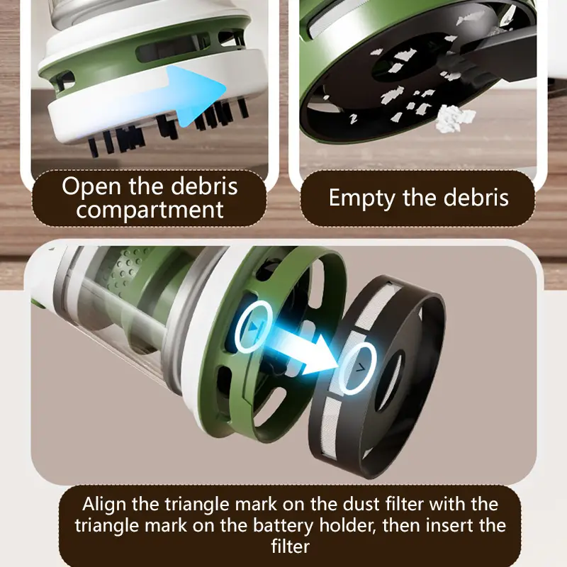 Mini Desktop Multifunctional Vacuum Cleaner Usb Charging Office Study Home Portable Cleaner product view