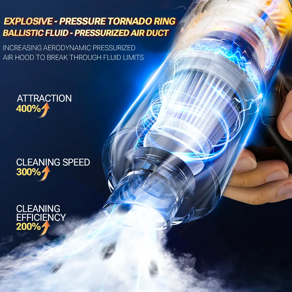 New Mini Vacuum Cleaner 780000PA Powerful Cordless Vacuum Cleaner Mini Blower Handheld Portable Car Vacumm Cleaner product view