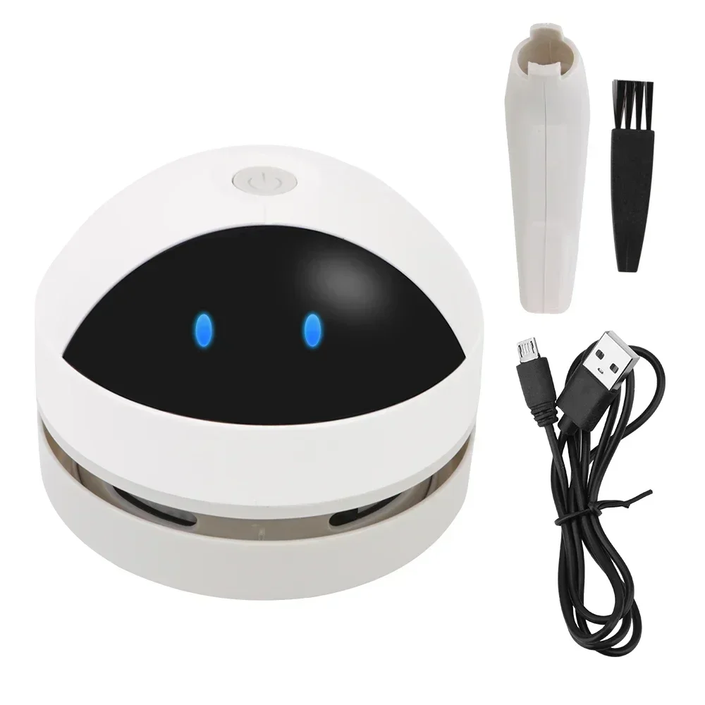 Mini Vacuum Cleaner Portable Desk Table Dust Vacuum USB Handheld Table Sweeper Hair Pencil Crumbs Cleaning Tool Vacuum Cleaner detail