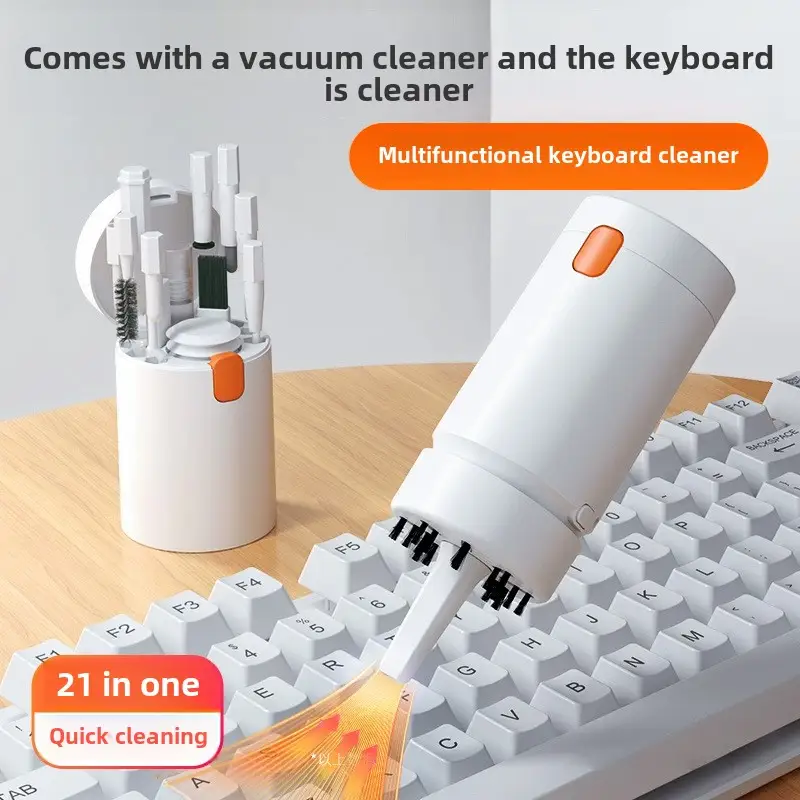 20 in 1 Computer Cleaning Kit Keyboard Screen Cleaner Portable Vacuum for Phone Camera Headphone with Detergent product view