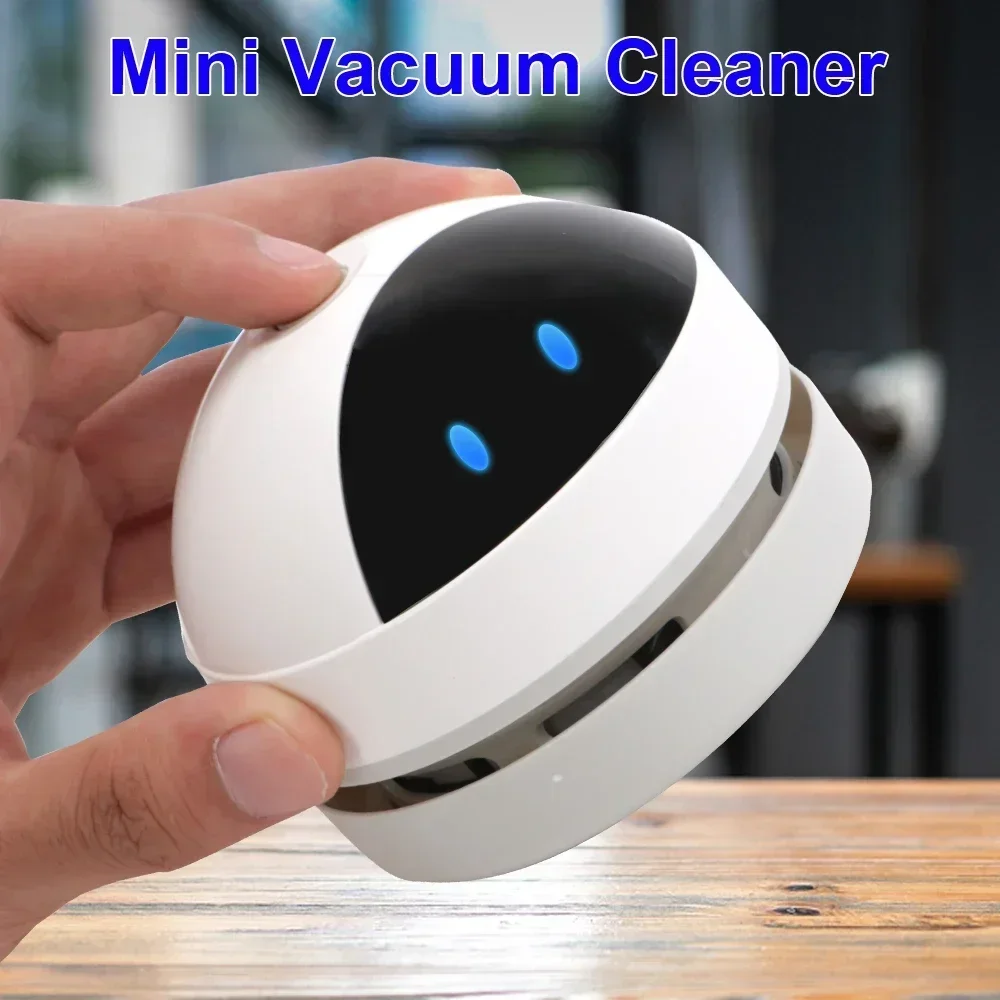 Mini Vacuum Cleaner Portable Desk Table Dust Vacuum USB Handheld Table Sweeper Hair Pencil Crumbs Cleaning Tool Vacuum Cleaner detail