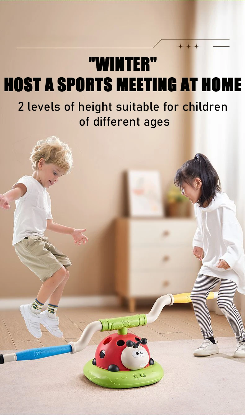 3 In 1 Musical Jump Outdoor Toys for Toddlers Shoot Launcher Toss Ring Game With Remote Control For Kids Indoor Sports Set Gift detail
