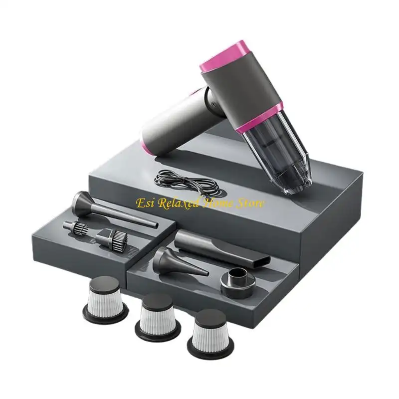 B46E Convenient Vacuum Car Vacuum Quick Desktop Vacuum Cleaner Small Handhelds Vacuum Cleaner Suitable for School Office Home product view