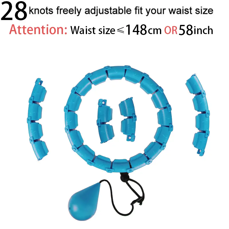 32202428 Adjustable Sport Hoops Thin Waist Exercise Detachable Massage Hoops Fitness Equipment Gym Home Training Weight Loss product view