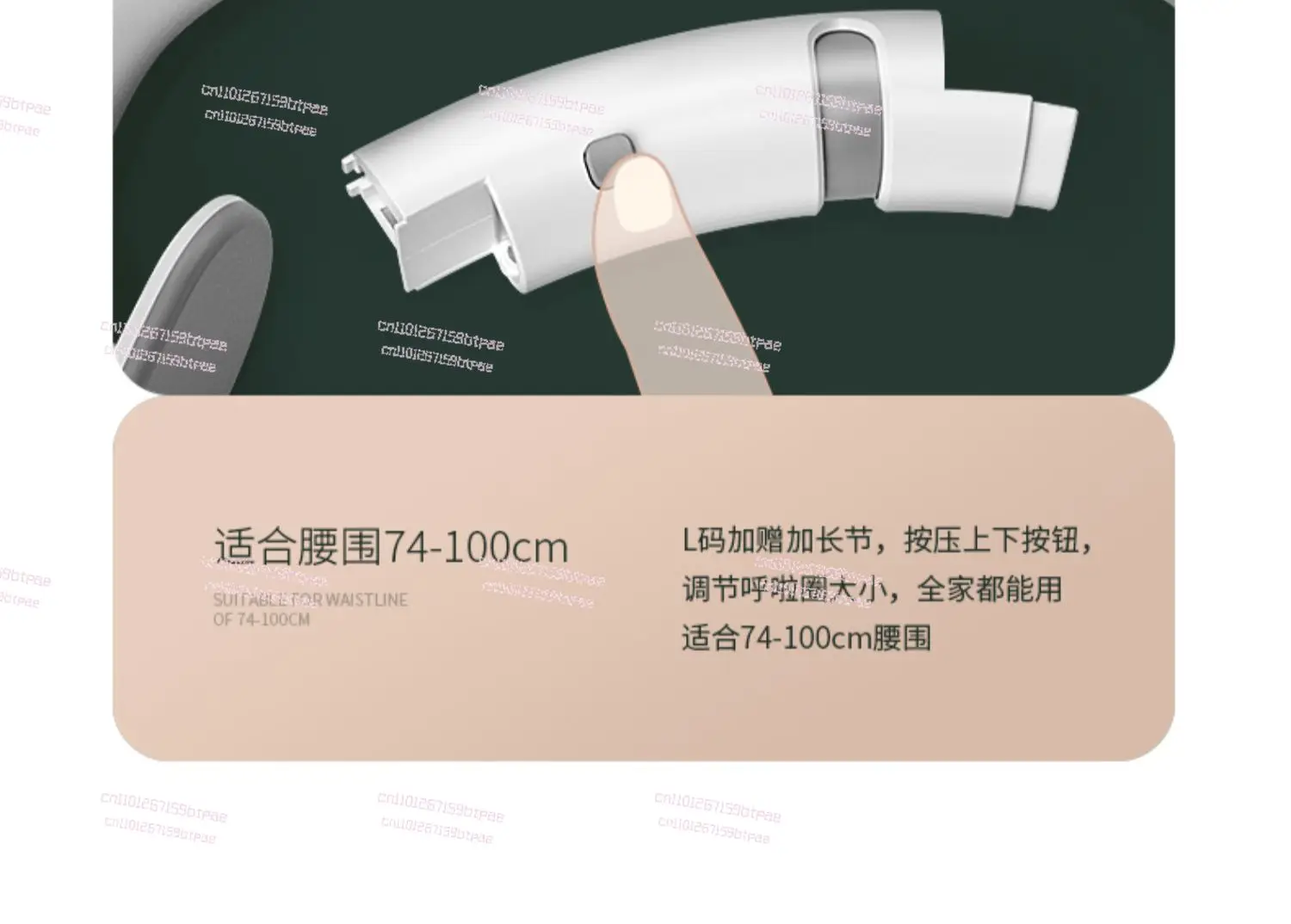Weighted Smart Hula Hoop Foldable Massage Fitness Hoop for Home Use Waist Shaping FatLoss Lazy Workout Equipment detail