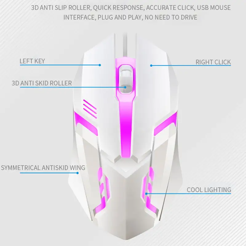 RGB Gaming Keyboard Gamer Keyboard And Mouse Kit Wired Mechanical Keyboard Gaming Keyboard And Mouse Combo For PC Gamers product view