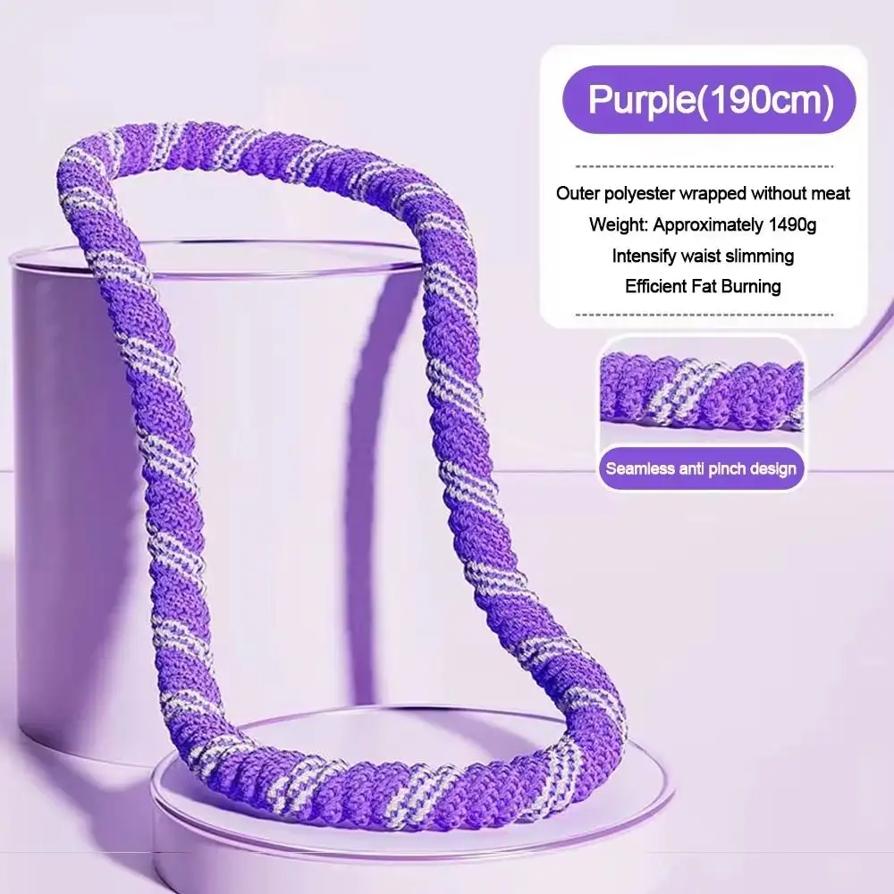 Portable Fat Burning Sports Hoop Durable Soft Spring Spring Tube Yoga Circle Adjustable Foldable Fitness Circle product view