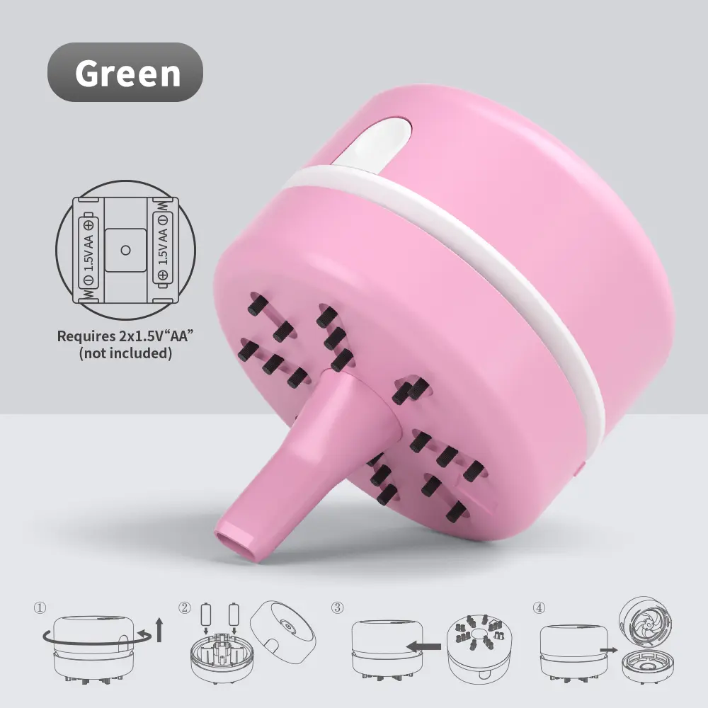 Cordless Mini Desk Vacuum Cleaner Portable Keyboard Cleaner Desktop Dust Sweeper for Home Office Table Crumbs product view