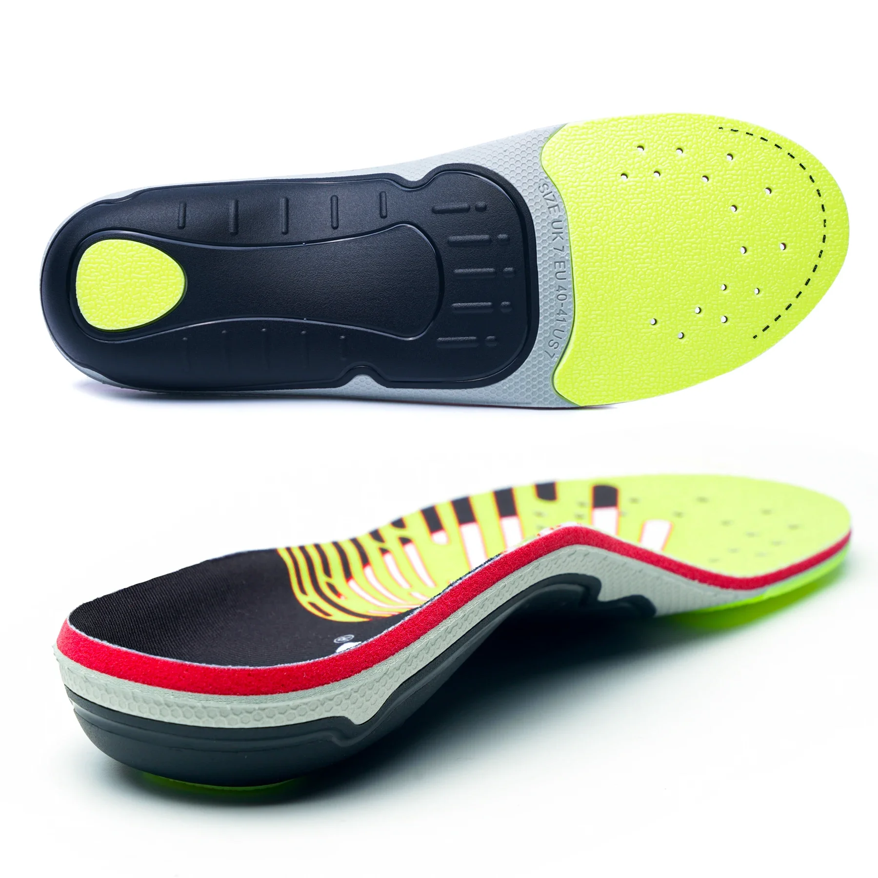 Arch Support Orthopedic Insoles Sneaker Plantar Fasciitis Orthotic Shoes Inserts Flat Feet Heel Pain Athletic Cushion Pad detail