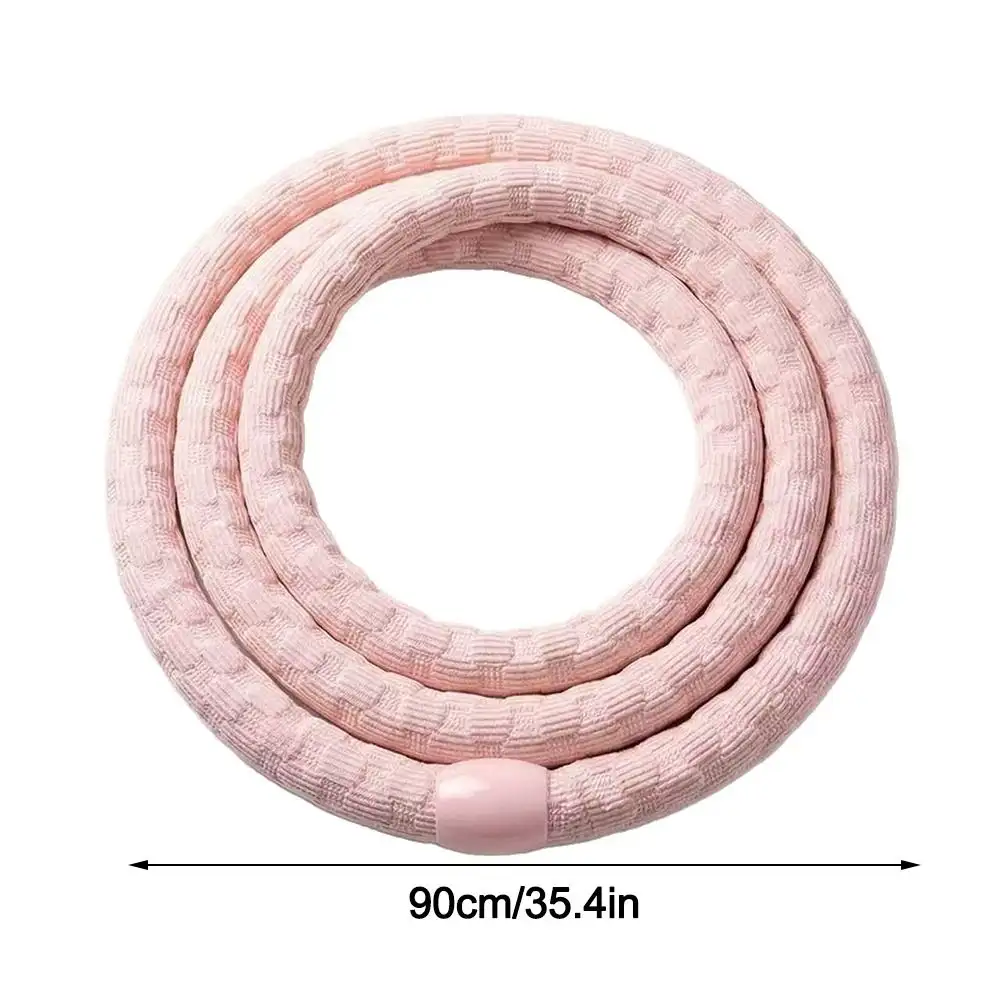 New Foldable Spring Tube Yoga Circle Bounce Burning Fat Yoga Hoop Soft Ice Sensation Fitness Waist Trainer Women product view