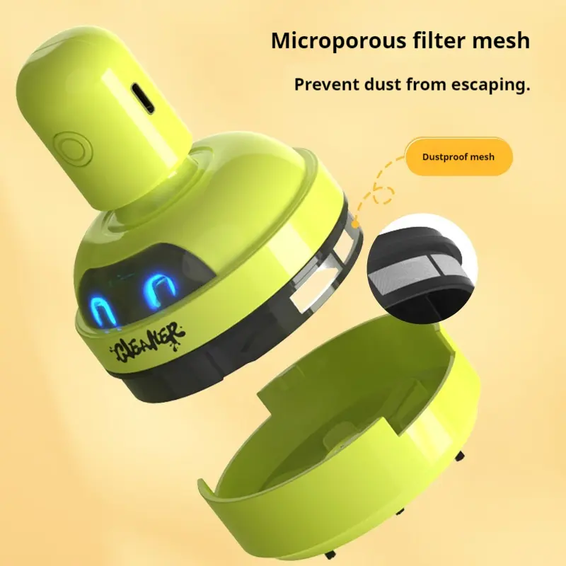 Desktop Cleaner Vacuum Cleaner Cartoon Mini Portable For Eraser Pencil Shavings Dust Cleaning For Keyboard Desk Table product view