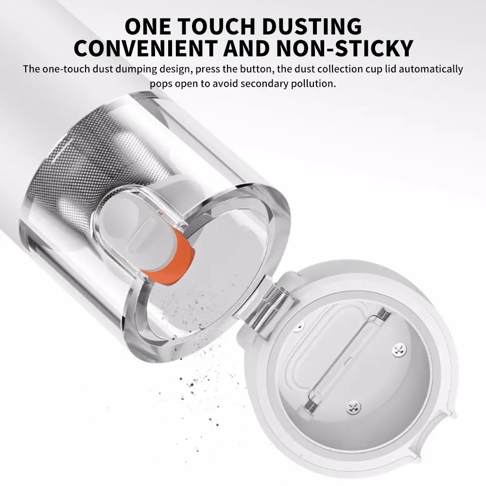 New Handheld Vacuum Cleaner Portable 13000Pa 2 Gear Cordless Multifunctional Nozzle Dual Filtering Home Car Dust Catcher product view