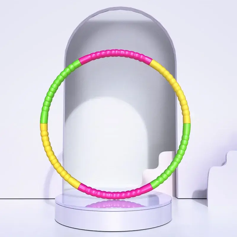 Hula Hoop Sport Removable Colorful Kids Hula Hoop Equipment Portable Plastic Fitness Sports Equipment Best Gift for Kids product view
