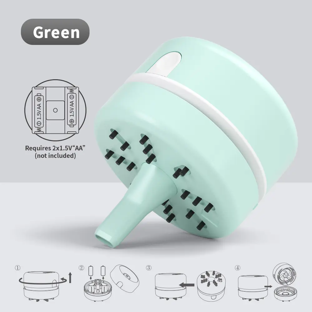 Cordless Mini Desk Vacuum Cleaner Portable Keyboard Cleaner Desktop Dust Sweeper for Home Office Table Crumbs product view
