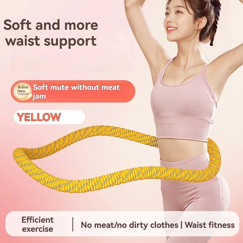 1pc Hula Hoop Fitness Soft Hula Hoop Not Hurt Body Weight Loss Thin Belly Slim Circle Waist Training Equipment Women Household detail