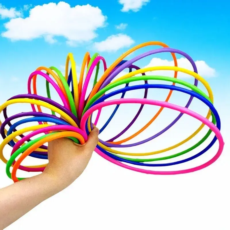10Pcs Plastic Throwing Ring Target Game Kit Carnival Circle Toss Training Equipment Outdoor Backyard Multiplayer Interactive product view