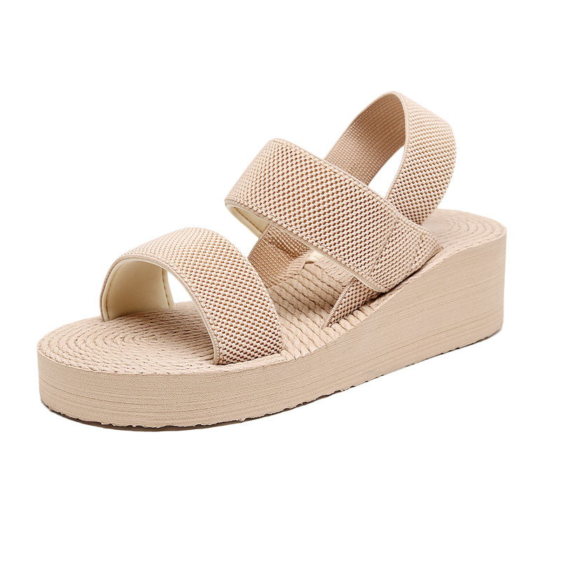 Factory Women Beach Sandal Light Weight Girls Summer Anti-slip Slippers Ladies Daily Wearing Outdoor Sandals