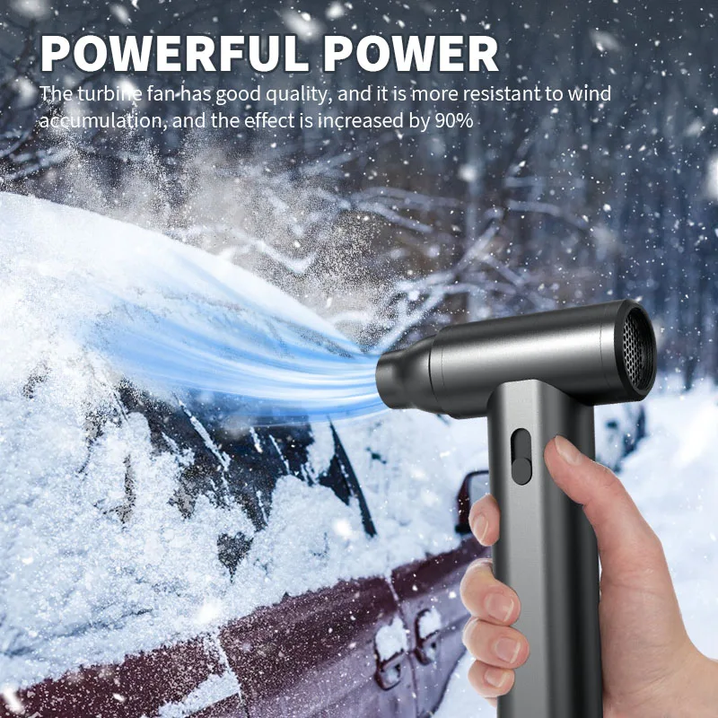 Compressed air dust collector vacuum cleaner largecapacity battery cleaning computer keyboards sofas and car dust detail