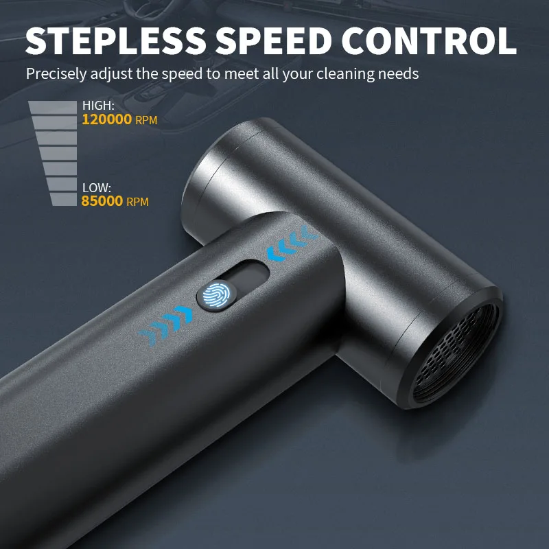 Compressed air dust collector vacuum cleaner largecapacity battery cleaning computer keyboards sofas and car dust detail