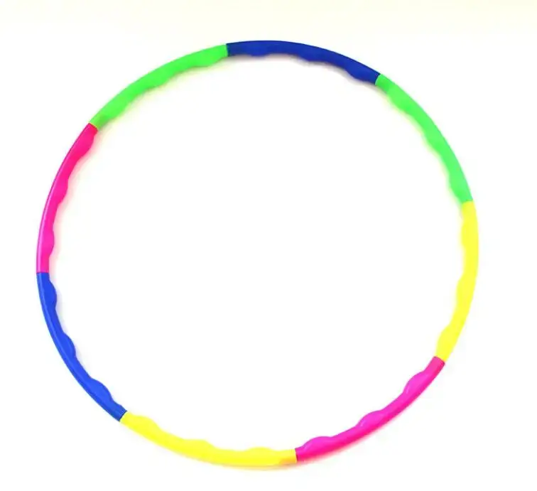 Adjustable Detachable Fitness Hula Ring Circle Weighted Exercise Hoops for Adult and Kids product view
