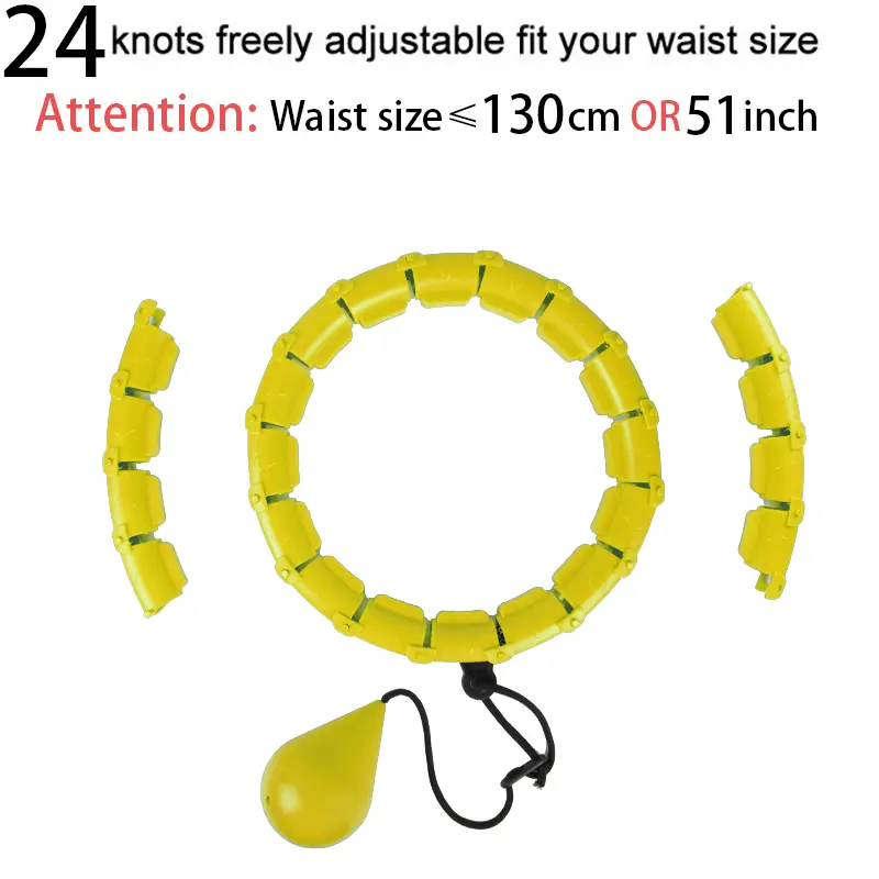 32202428 Adjustable Sport Hoops Thin Waist Exercise Detachable Massage Hoops Fitness Equipment Gym Home Training Weight Loss product view
