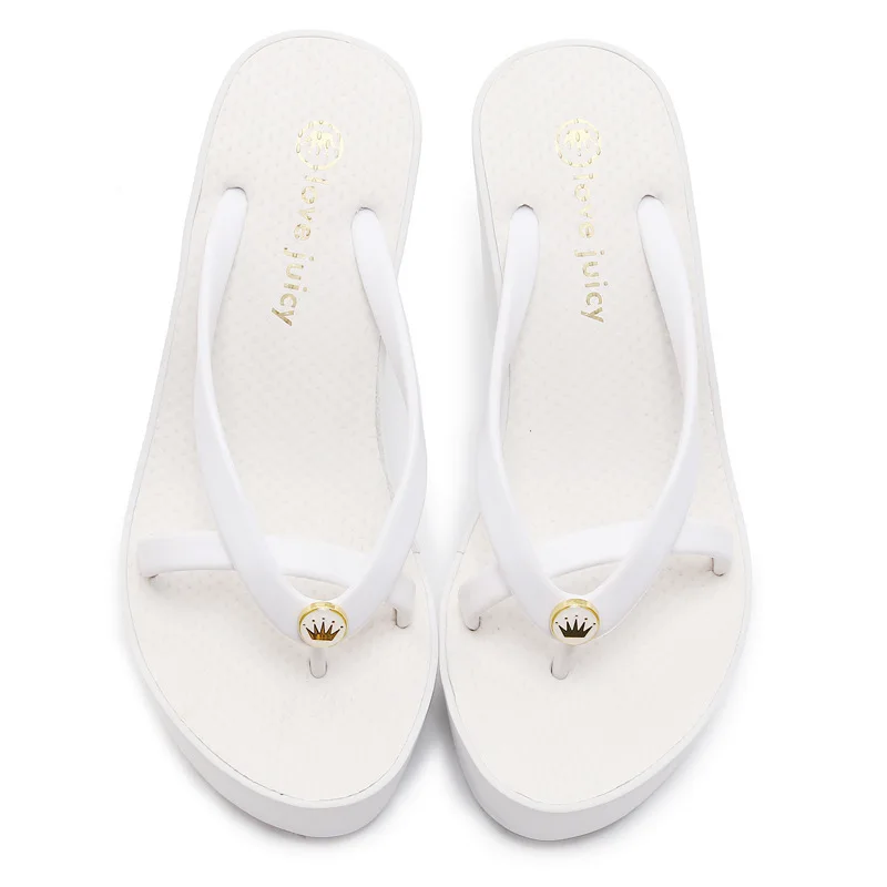 Sexy Slippers for Women in Summer High Slope Heel Shoes 11cm Thick Bottom Nonslip Womens Sandals Beach Slippers Wedge Sandals detail