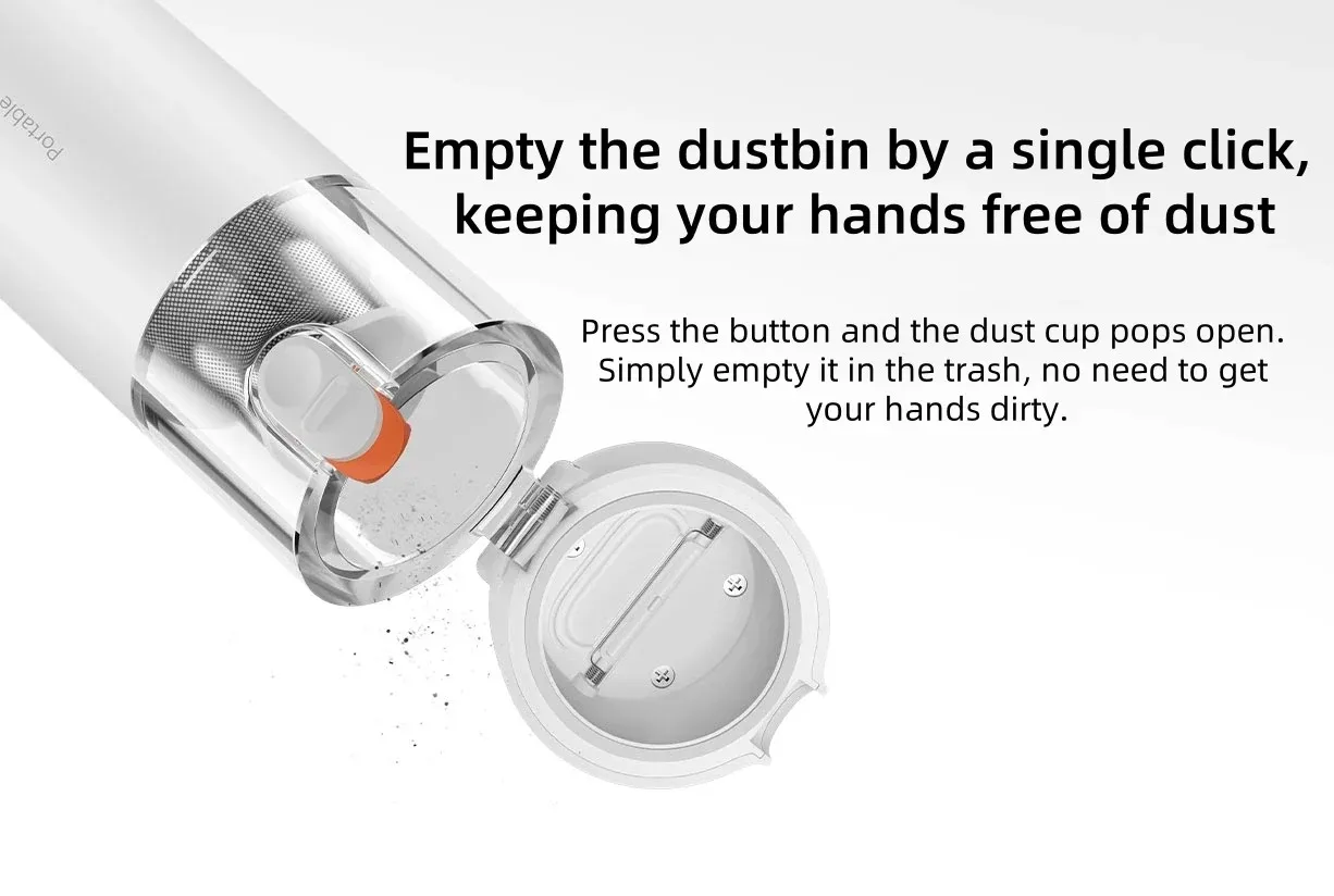 New Handheld Vacuum Cleaner Portable 13000Pa 2 Gear Cordless Multifunctional Nozzle Dual Filtering Home Car Dust Catcher detail