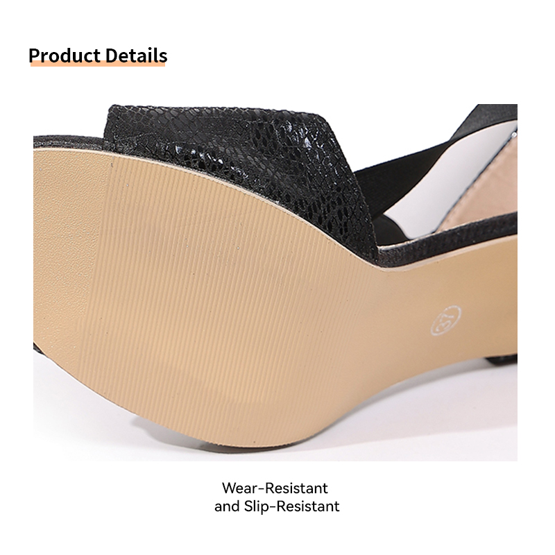 New Style Woman Shoes Sexy Luxury High Heels Sandals Ladies Shoes Water Drop Shoe Buckle PU Dshaped Slim Heel 65ccm JP034 detail