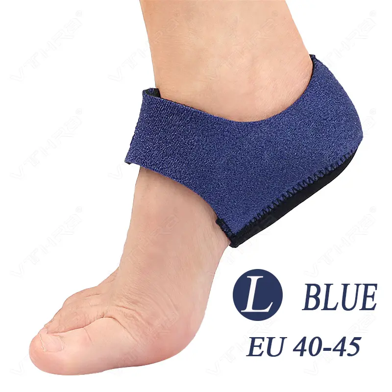Plantar Fasciitis Silicone Heel Protector for Spurs Shock Absorption Shoes Pads U Cup Halfyard Socks Sleeve Pain Relief Insoles product view