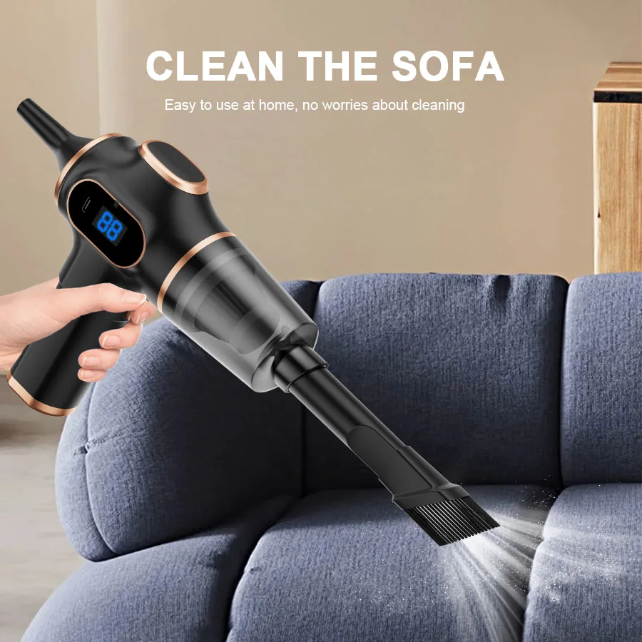 NEW ABS Wireless Car Vacuum Cleaner Home Appliance Sofa Office HighPower Household Cleaning Machine Mini Vacuum Carpet Cleaner detail