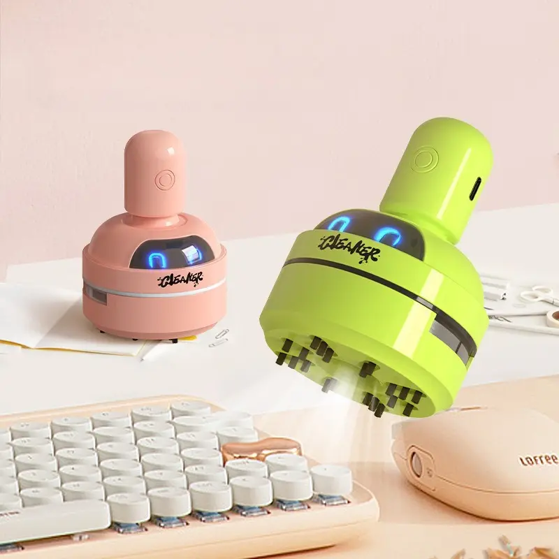 Cartoon Desktop Vacuum Cleaner for Eraser Shavings Cleaning Machine for Keyboard Cleaning and Pencil Dust Suction product view