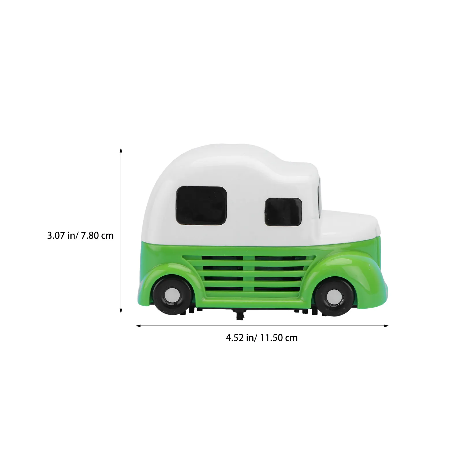 1Pcs Portable Desktop Dust Cleaner Cartoon Mini Compact Keyboard Eraser Scrap Vacuum Cleaner Small Tabletop Green No Battery detail