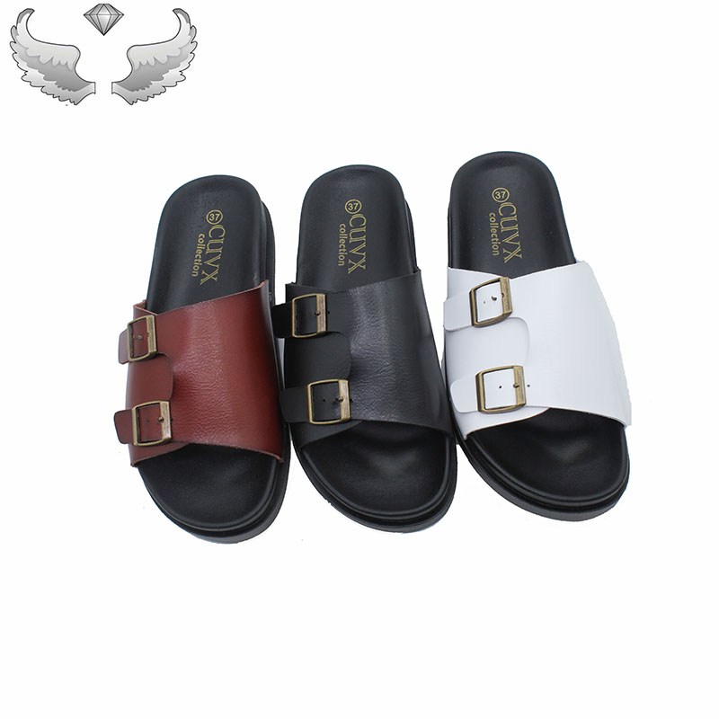 Women Wearing slippers New Summer Flip-flops Beach Wear Low MOQ for Trial Fashion Retro Simple Women's Durable slippers Sandals