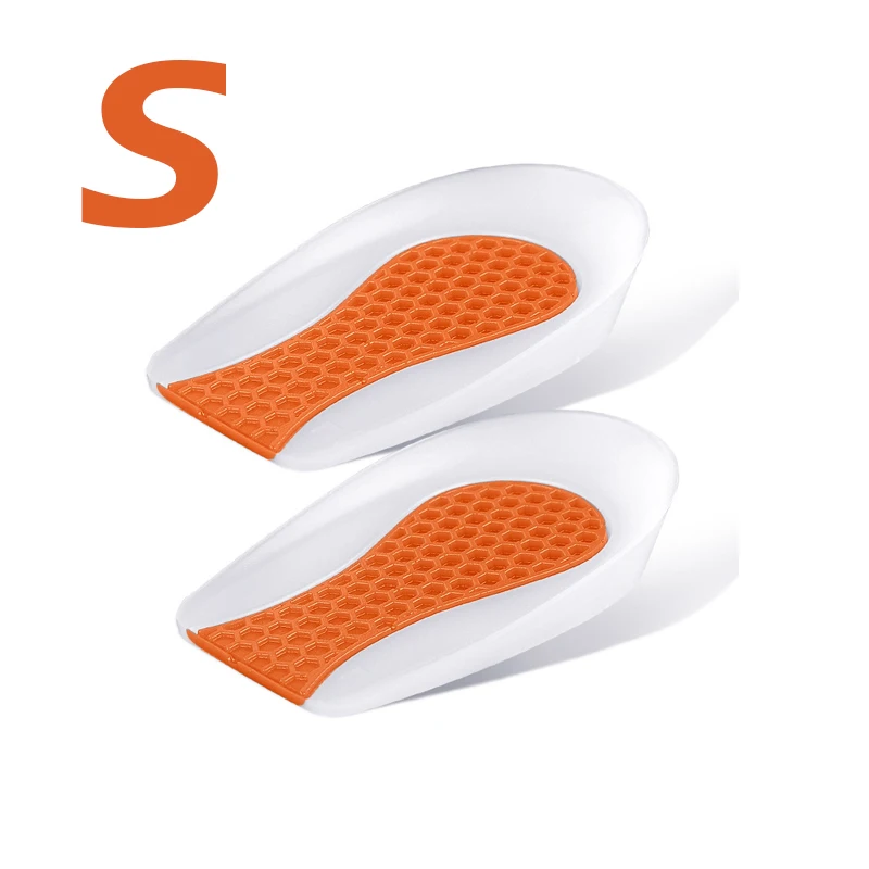 2PCS Heel Pain Relief Cushion Pad with Pu Gel Heel Cup for AntiSpurs ShockAbsorbing Insole for Sports Shoes detail