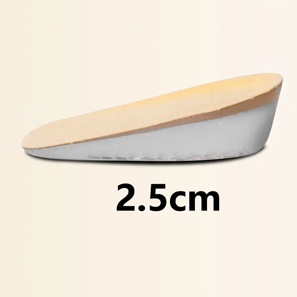 2PCS Silicone Invisible Height Increase Insoles for Men Women Shoes Insert Heightening Insoles for Shoes Heel Lift Gel Foot Pads product view