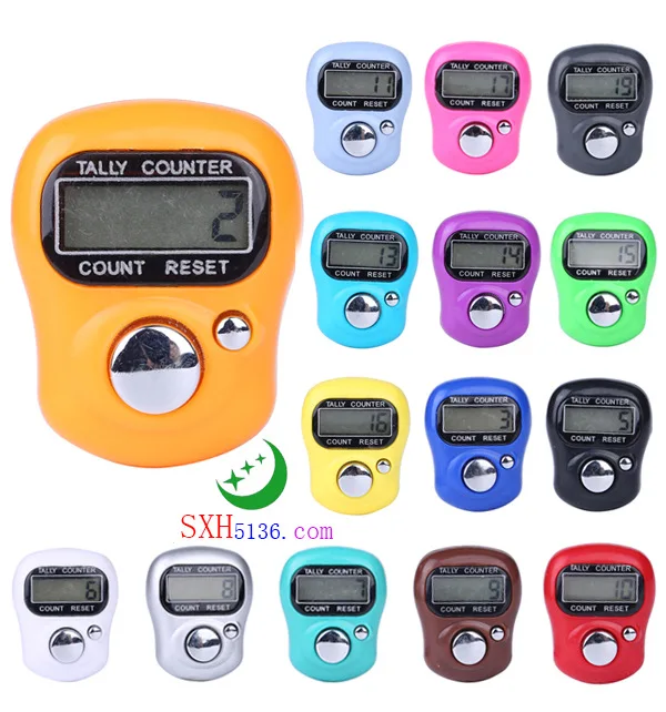 100pcs Mini Ring Shape Finger Counter LCD Electronic Digital Tally Counter Free Shipping detail