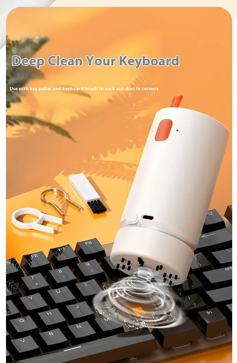 20 in 1 Computer Cleaning Kit Keyboard Screen Cleaner Portable Vacuum for Phone Camera Headphone with Detergent detail