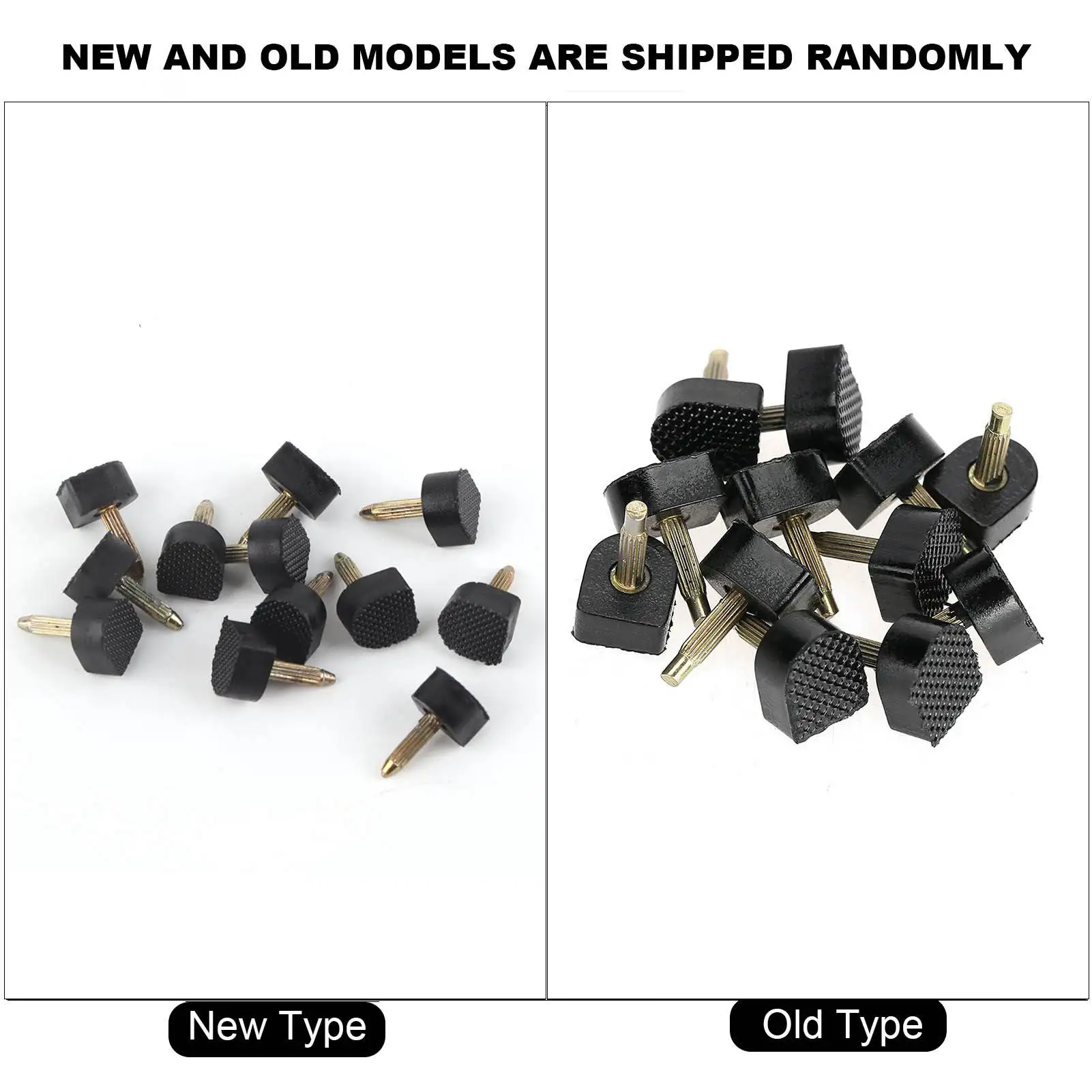 60Pcs High Heel Shoe Repair Nail 5 Different Size Shoe Repair Tips Taps Dowel Lifts Replacement product view