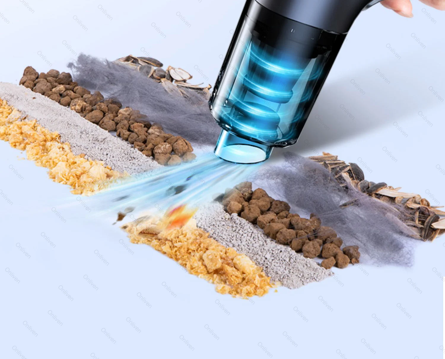New Mini Vacuum Cleaner 780000PA Powerful Cordless Vacuum Cleaner Mini Blower Handheld Portable Car Vacumm Cleaner detail